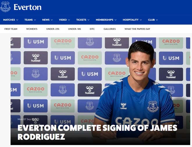 James Rodriguez gia nhập Everton từ Real làm Ngoại hạng Anh xôn xao - 1