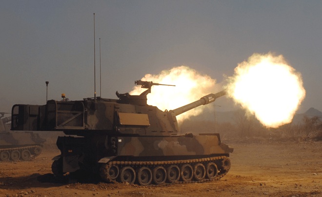 Pháo tự hành M109 Paladin có năng lực đánh chặn tên lửa hành trình nhờ loại đạn đặc biệt.