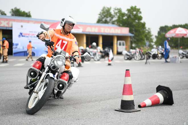 Honda Việt Nam phối hợp tổ chức tập huấn và đào tạo lái xe an toàn cho cán bộ chiến sĩ Cục Cảnh sát giao thông - 3