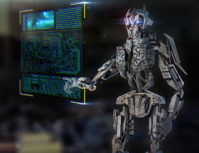 Robot AI GPT-3 nói rằng không muốn hủy diệt nhân loại và muốn robot có các quyền riêng. Ảnh minh họa: Intellect Faces