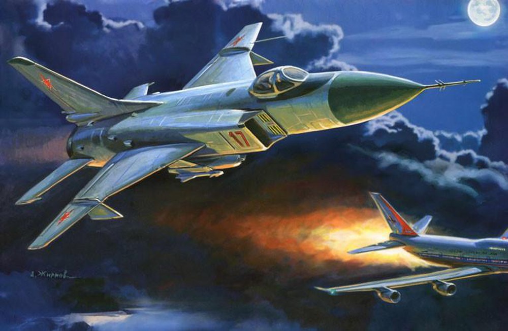 Chiến đấu cơ Su-15 bắn hạ máy bay Boeing 747 chở 269 người. Ảnh minh họa.