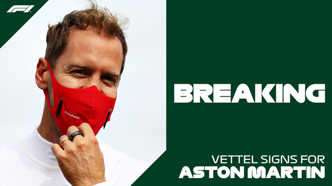 Vettel chọn Aston Martin làm điểm đến trong sự nghiệp