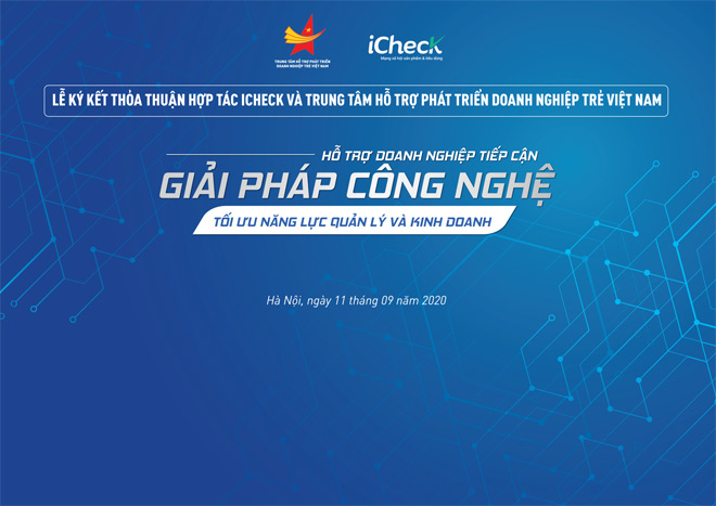 iCheck ký kết hợp tác cùng Trung tâm Hỗ trợ Phát triển Doanh nghiệp trẻ Việt Nam - 1