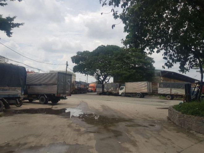 Khu vực kho, nơi xảy ra vụ tai nạn lao động