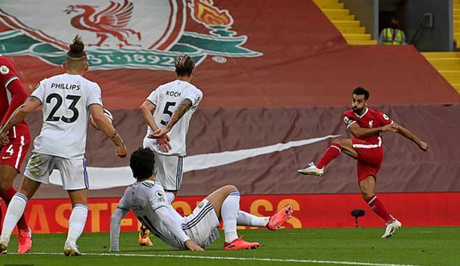 Trực tiếp bóng đá Liverpool - Leeds United: Fabinho câu 11m, Salah lập hat-trick (Hết giờ) - 22