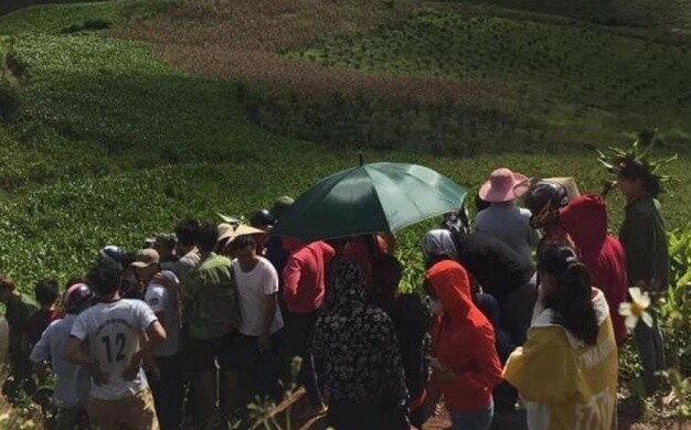 Khu vực phát hiện thi thể anh S.