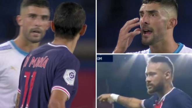 Những hành vi xấu xí&nbsp;trong trận siêu kinh điển Pháp giữa 3 cầu thủ Di Maria,&nbsp;Alvaro Gonzalez và Neymar