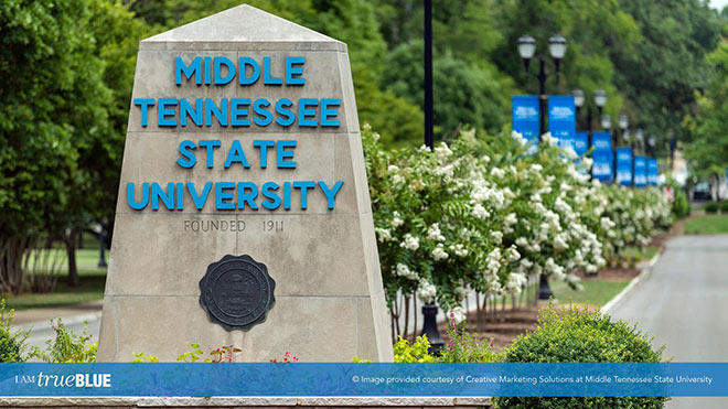 Học bổng đến 50% tại Middle Tennessee State University của Mỹ - 1