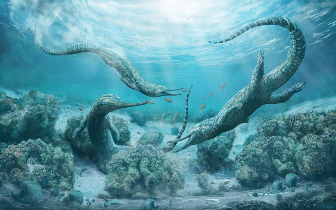 Đại dương kỷ Tam Điệp đầy những "quái thú" ngày nay không còn tồn tại (Ảnh: Live Science)