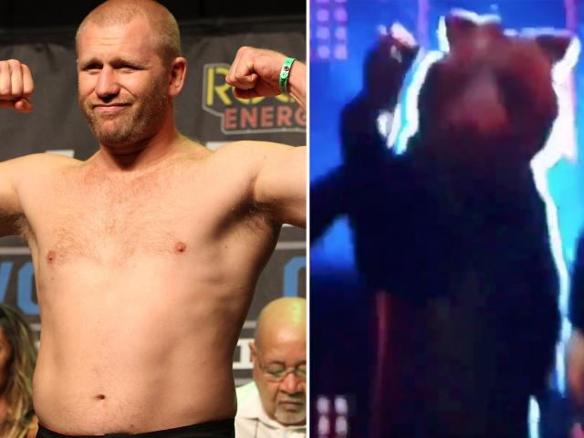 Thể thao - Võ sĩ ngông cuồng vác gấu lên thượng đài, tung cú knock-out hạng nặng