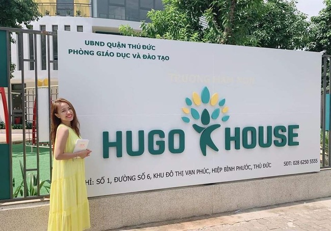 Ông xã Vân Hugo là doanh nhân, hoạt động lâu năm trong lĩnh vực giáo dục và đã hỗ trợ bà xã mình rất nhiều trong việc mở trường mầm non được đặt tên bằng biệt danh của cô. Người đẹp điều hành cơ sở giáo dục này cùng vài người bạn.
