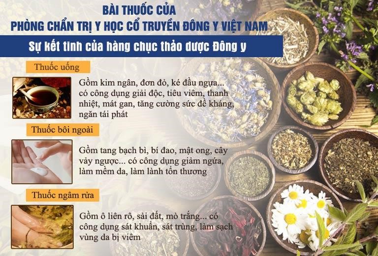 Bài thuốc là sự kết tinh của các thảo dược Đông y