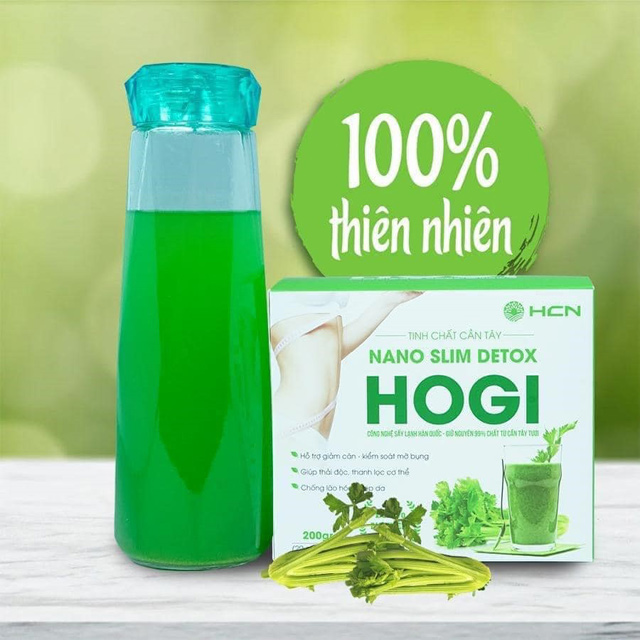 Bí mật sức hút của tinh chất bột cần tây Nano Slim Detox HOGI giúp hỗ trợ giảm béo - 4
