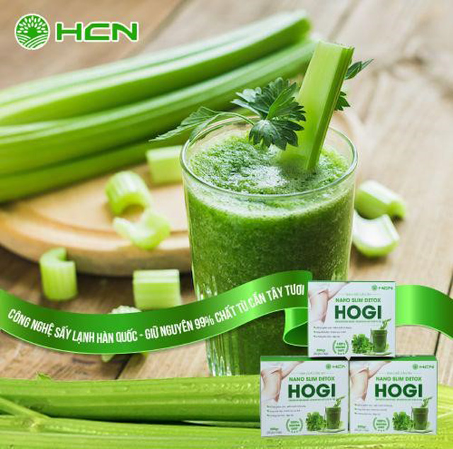 Bí mật sức hút của tinh chất bột cần tây Nano Slim Detox HOGI giúp hỗ trợ giảm béo - 1