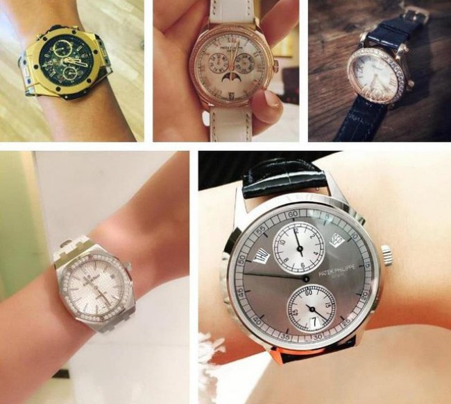 Mai Phương Thúy sở hữu bộ sưu tập đồng hồ lên tới hàng chục tỷ đồng đến từ các thương hiệu đẳng cấp thế giới.

