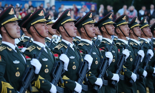 Binh sĩ quân đội Trung Quốc.