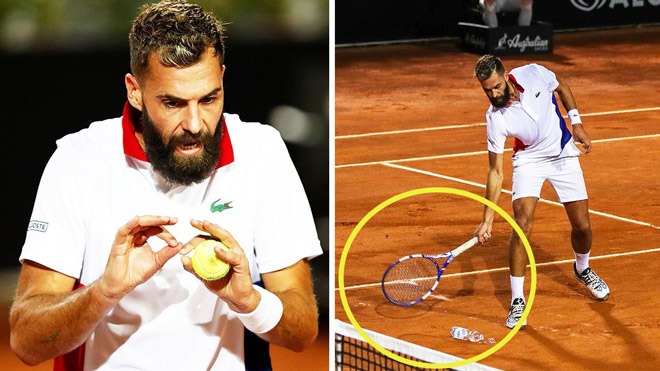 Paire nổi nóng ở Rome Masters