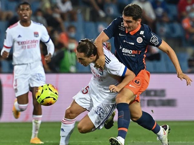 Video highlight trận Montpellier – Lyon: 2 thẻ đỏ vỡ vụn, penalty định đoạt - 1