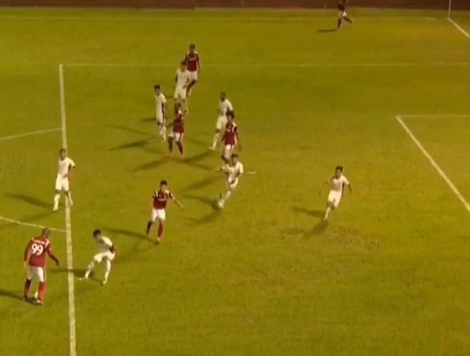 Video highlight trận Quảng Ninh - Viettel: Siêu kịch tính 3 bàn thắng, 2 thẻ đỏ - 1