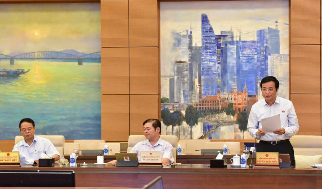 Tổng thư ký Quốc hội Nguyễn Hạnh Phúc - Ảnh: Nguyễn Nam
