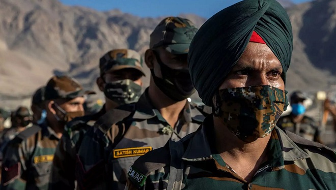 Binh sĩ quân đội Ấn Độ.