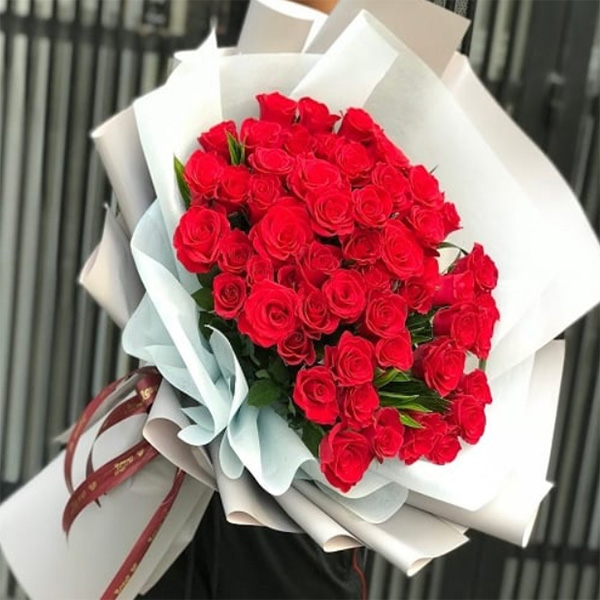 Hoa hồng đỏ là sự lựa chọn an toàn nhất khi tặng phái đẹp
