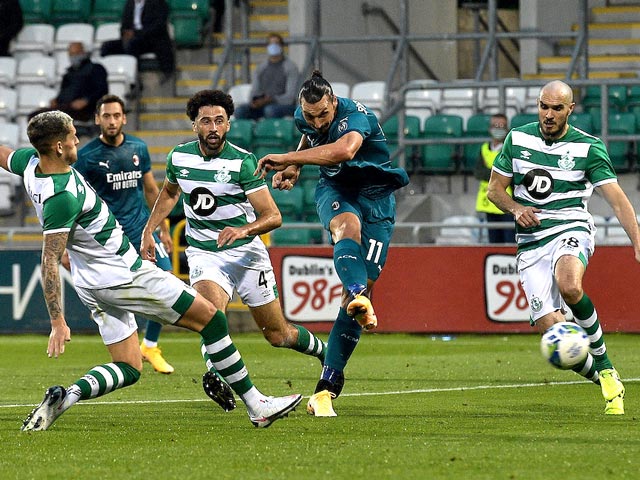 Bóng đá - "Ông lão" Ibrahimovic ghi bàn đẳng cấp, AC Milan tiến bước tại Europa League