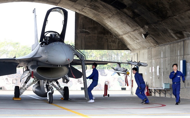 Đài Loan hiện đang sở hữu các chiến đấu cơ F-16V thế hệ mới nhất.