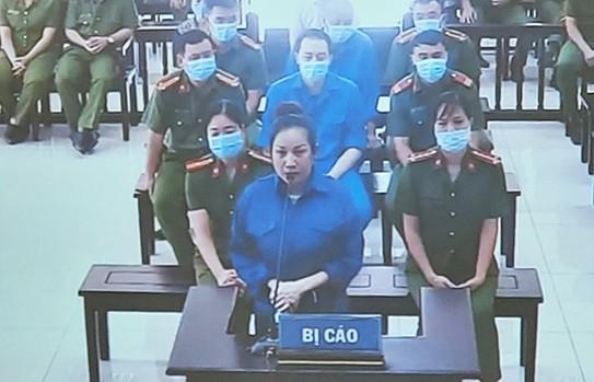 Bị cáo Nguyễn Thị Dương (vợ Đường "Nhuệ") nhận thêm bản án 18 tháng tù giam - Ảnh chụp qua màn hình