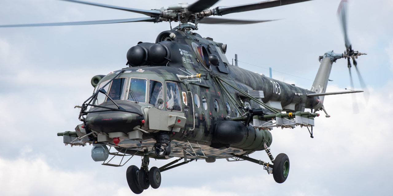 Trực thăng Mi-171Sh khi trang bị đầy đủ vũ khí.