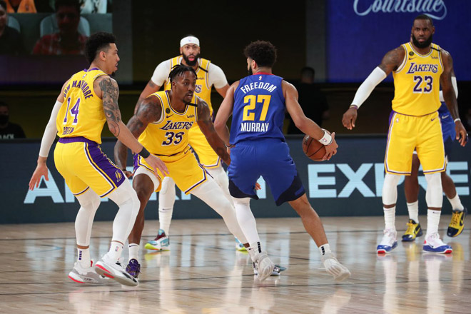 Jamal Muray không thể tỏa sáng trước Los Angeles Lakers