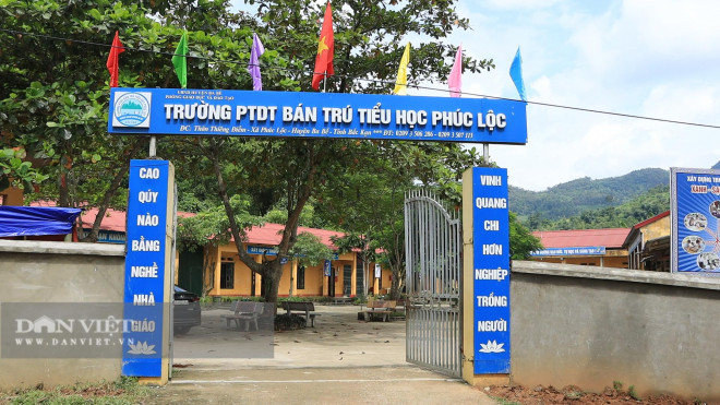 Trường PTDT bán trú Tiểu học Phúc Lộc, nơi xảy ra vụ việc.