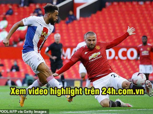 Bóng đá - Trực tiếp bóng đá MU - Crystal Palace: Nỗi sầu tê tái vì tội đồ cuối trận (Hết giờ)