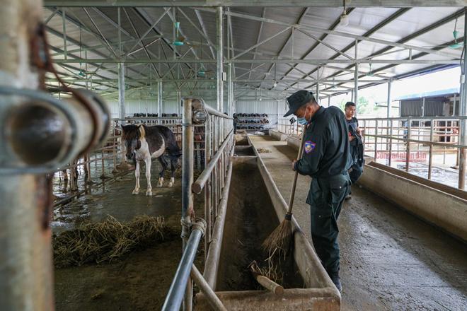 Đến đây mới hiểu hết một ngày "luôn chân, luôn tay" của các chiến sĩ. Từ 4 giờ sáng đến 5 giờ chiều, họ không có một phút nghỉ ngơi. 