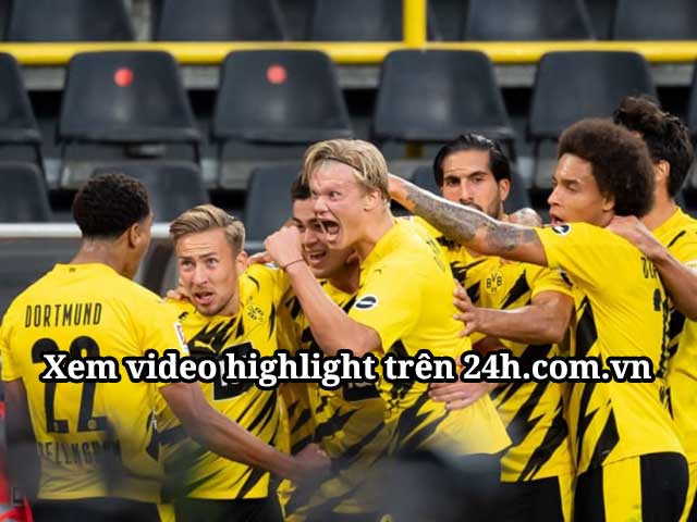 Bóng đá - Video highlight trận Dortmund - Monchengladbach: Cú đúp Haaland, bộ đôi 17 tuổi tung hoành