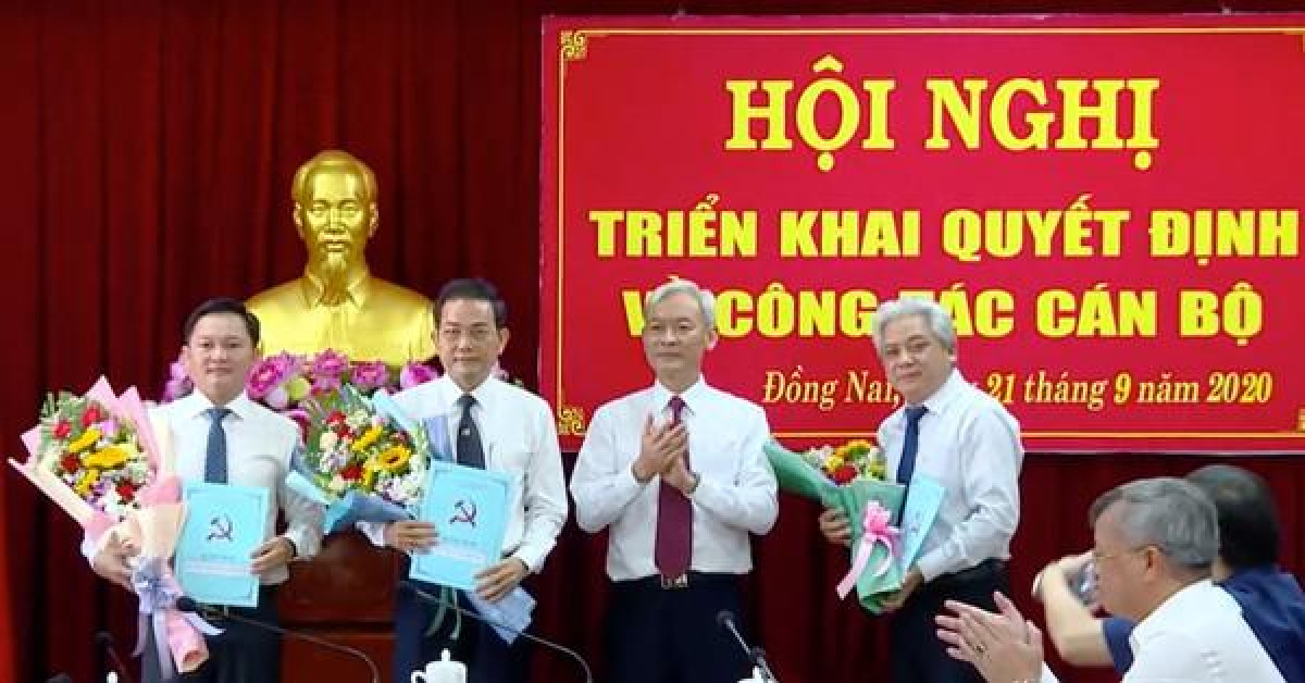 Tin tức trong ngày - Đồng Nai điều động, bổ nhiệm 3 cán bộ chủ chốt