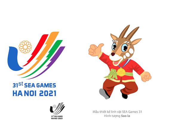 Logo và linh vật dự kiến của SEA Games 31.