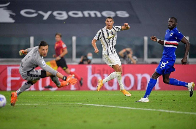 Ronaldo&nbsp;lần đầu tiên ghi bàn tại vòng mở màn mùa giải mới ở&nbsp;Serie A sau 3 năm chơi cho Juventus