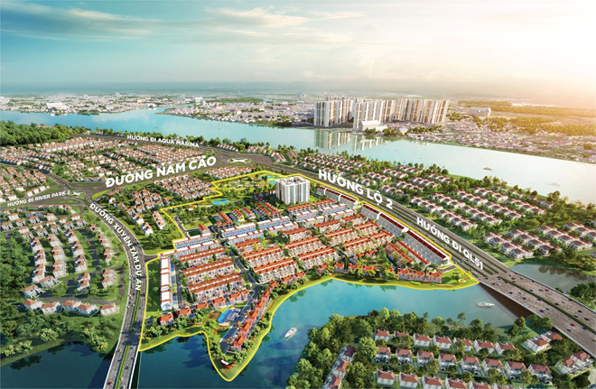 River Park 1 thu hút giới đầu tư và an cư nhờ sở hữu trí tâm điểm kết nối liên vùng, tâm điểm kết nối giao thương khu đô thị ven sông sầm uất