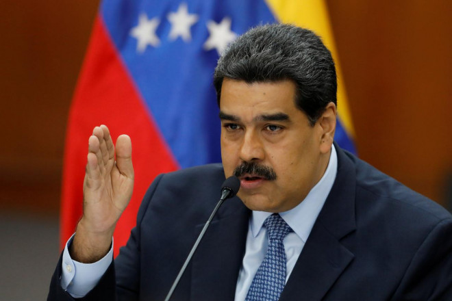 Tổng thống Venezuela Nicolas Maduro cũng bị Mỹ áp lệnh trừng phạt mới. Ảnh: Reuters