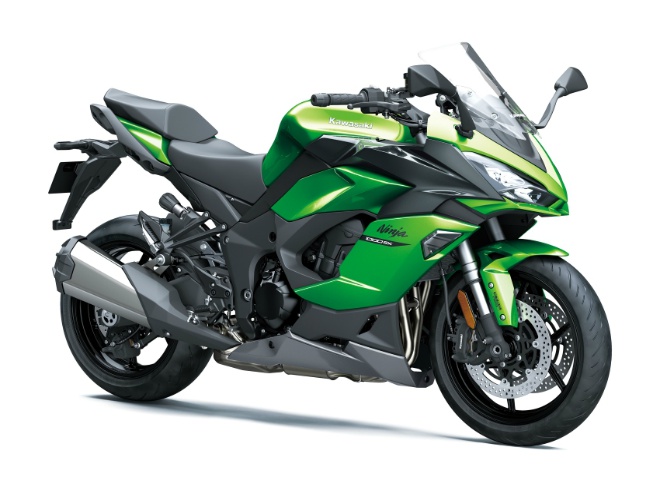 2021 Kawasaki Ninja 1000SX màu xanh ngọc lục.