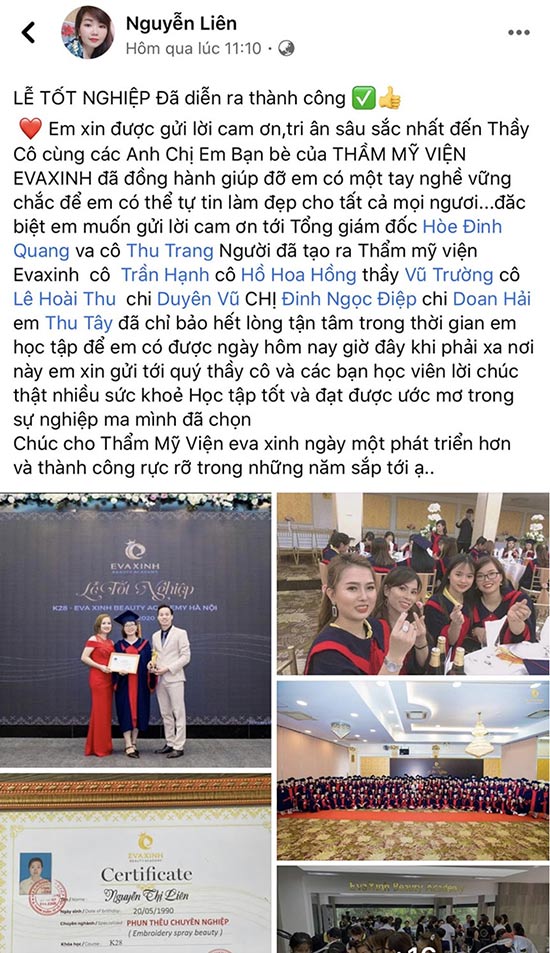 Chia sẻ của Học viên sau khi kết thúc khóa học