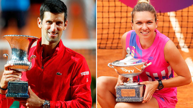 Nực cười tiền thưởng tennis: Đều vô địch, Djokovic hơn Halep...10 euro - 1