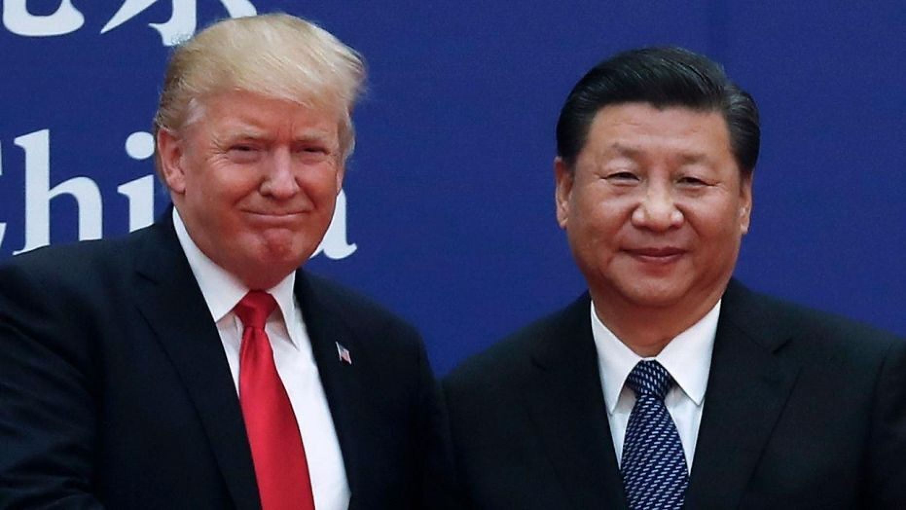 Chủ tịch TQ Tập Cận Bình (phải) và Tổng thống Mỹ Donald Trump trong chuyến thăm Bắc Kinh chính thức của ông vào tháng 11-2017. Ảnh: Fox News