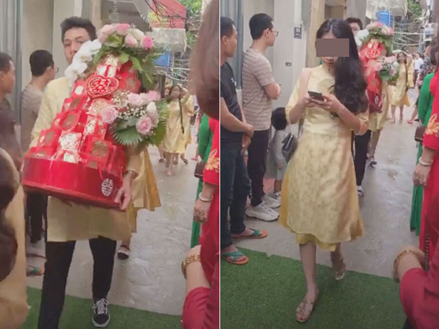 Bạn trẻ - Cuộc sống - Dàn phù dâu bê tráp như đi chợ khiến cô dâu bức xúc tự đăng đàn "bóc phốt"