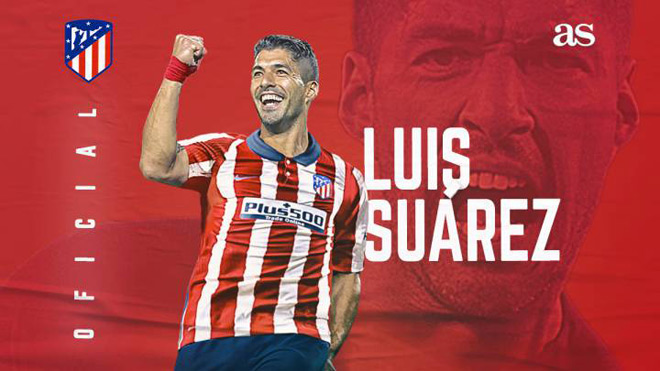 Tiền đạo Luis Suarez sẽ là tân binh rất chất lượng của Atletico Madrid mùa này