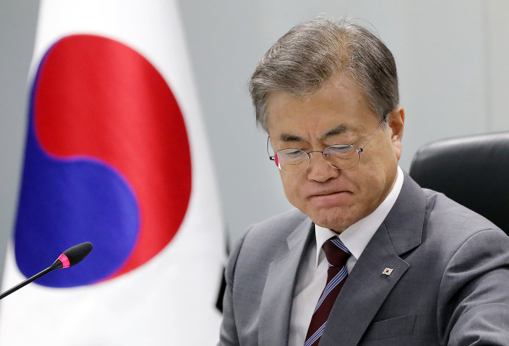 &nbsp;Tổng thống Hàn Quốc Moon Jae In tuyên bố “không thể tha thứ” vụ việc quân đội Triều Tiên bắn chết quan chức (ảnh: Yonhap)