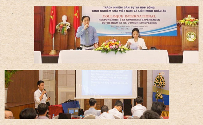 Đại diện Trường Đại học Luật Huế tham dự các hội thảo chuyên môn trong nước và quốc tế