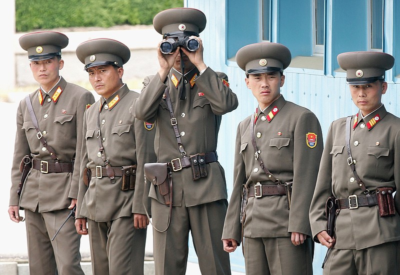 Binh sĩ Triều Tiên. Ảnh: Getty Images