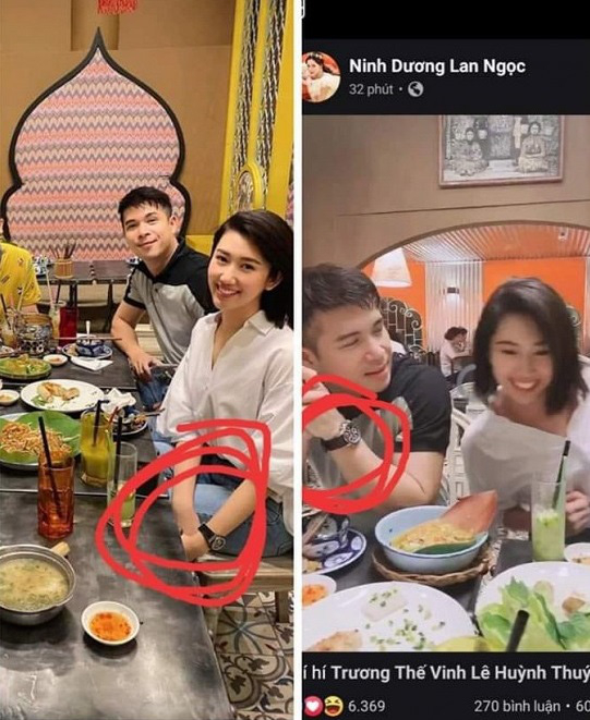Thúy Ngân và Trương Thế Vinh còn vướng nghi vấn mang đồng hồ đôi 